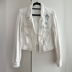 Paige Denim White Jean Jacket